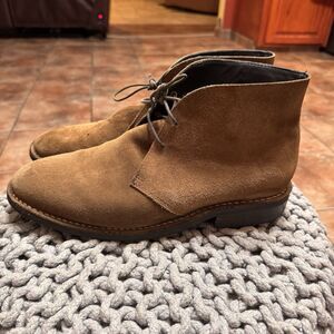 Thursday Boots Scout Chukka Suede Leather Brown Size 10- Small Stain
